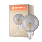 Ledvance Smart+ Wifi E27 Globe Classic filament Uskarpt 6W 540lm - 825 ekstra varm hvit | dimbar - erstatter 50W