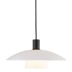 Nordlux Verona Pendel Lampe Glass Svart | Egnet for 1x E27
