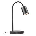 Nordlux Bordlampe Explore Metall og Ceramic Svart | Egnet for 1x GU10