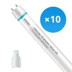 Fordelspakning 10x Philips LED Lysrør T8 MASTER Value (EM/Mains) Ultra Output 15.5W 2300lm - 830 varm hvit | 120cm - erstatter 36W