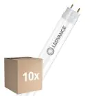 Fordelspakning 10x Ledvance LED Lysrør T8 EM Superior (EM/Mains) High Output T8 9.7W 1530lm - 830 Varm Hvit | 90cm - Erstatter 30W